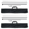 thumbnail image 1 of VEVOR Feather Flag Pole Kit 2 Packs Swooper Flag Pole 12.7 ft with Ground Stakes, 1 of 9