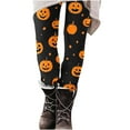 thumbnail image 6 of Uaswgudfs Halloween Leggings for Women High Waisted Tummy Control Workout Leggings Buttery Soft Stretch Printed Gym Yoga Pants Black 2XL, 6 of 6