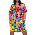 thumbnail image 1 of ¡Inteligentes! Vestido colgante con bolsillos para mujer, elegante vestido de lujo, tallas grandes, verano, 1 of 6