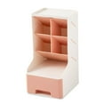 thumbnail image 4 of LOVIVER Rangement de Bureau Porte-Crayon Compartiment Amovible Conteneur de Bureau Rose, 4 of 8