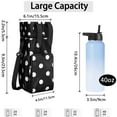 thumbnail image 3 of Insulated Water Bottle Carrier Bag Sleeve with Strap Crossbody for 20/24/32/40oz Tumbler,Water Bottle Holder Sling Bag with Pocket Gifts for Women Men Adults, 3 of 7