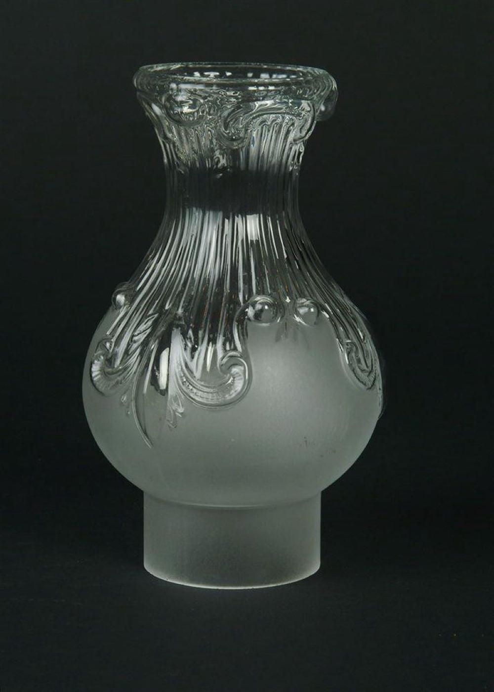 Clear/Frosted Glass Lamp Chimney, Replacement Hurricane Globe Measures