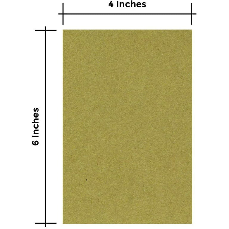 Black Chipboard - Cardboard Medium Weight Chipboard Sheets - 10 Per Pack |  8.5 x 11 Inches