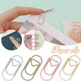 thumbnail image 3 of 150 Pack Small Creative Heart Shaped Paper Clips - Rust Resistant and Not Easy to Bend for Office, School (Silver), 3 of 5