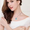 thumbnail image 4 of Jewelry VerPetridure Butterfly Heart Shaped Necklace Women’s Necklace Pendant Heart Design Gift Best, 4 of 6