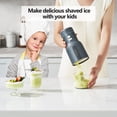 thumbnail image 4 of Bigleap Ice Shaver Machine Portable Blender 2 In 1, Shaved Ice Machine for Home, Snow Cone Machine Ice Shaver Machine, Portable Blender for Shakes and Smoothies, Black, 4 of 6