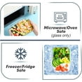 Glass Meal Prep Containers, 10 Packs 22 oz Airtight Glass Food Storage