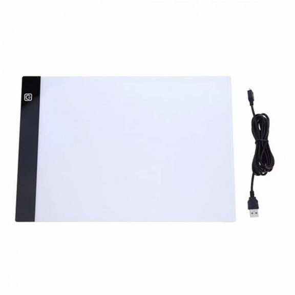 A5 Ultra - Thin Portable Light Box USB Power Artcraft Tracing Light Pad - 3 - Level Dimming, Acrylic Material