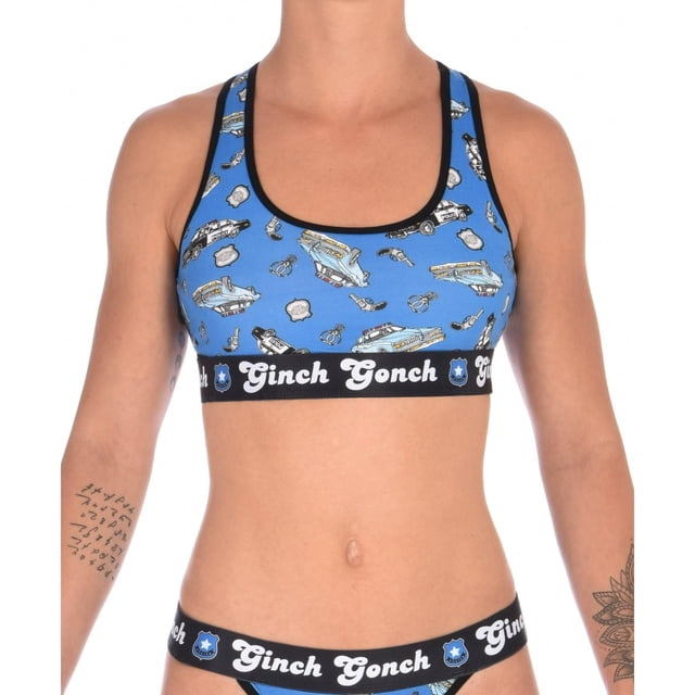 Ginch Gonch Sujetador Deportivo GG Patrol para Mujer Mediano