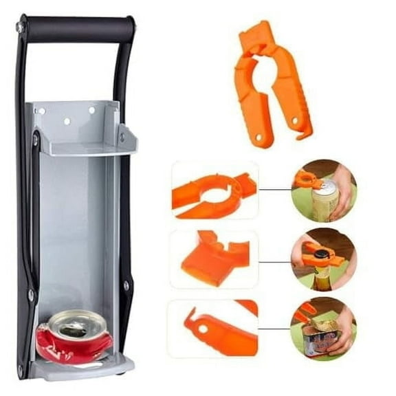 Quanmin Can Crushers for Recycling,16 oz Heavy Duty Aluminum Can Crusher Wall Mounted,Soda and Beer Can Smasher for Recycling with Bottle Opener for 12 and 16 oz Cans