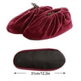 thumbnail image 3 of Home Indoor Flannel Warm Shoe Cover Washable and Reusable Thickened Wear Silencer Warm Shoe Cover，Fit for Us Size 31Cm 2Pc Warm Shoe Covers (One Pair) Clearance!, 3 of 6