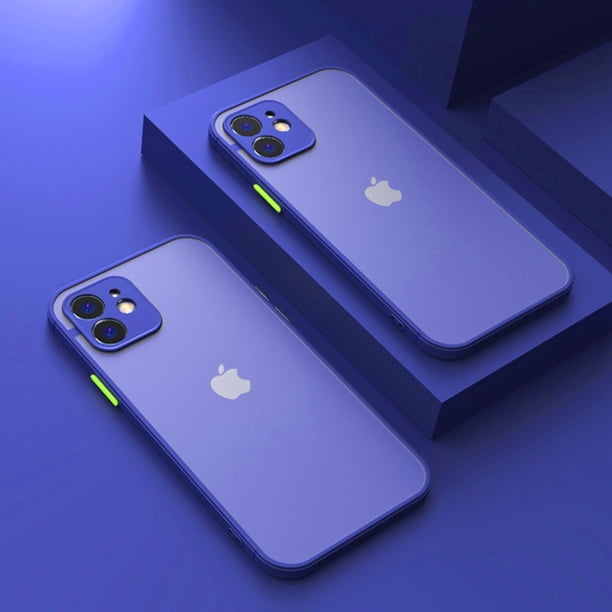 Funda de teléfono de lujo mate a prueba de golpes para iPhone 11 13 14 12 Pro Max Mini X XR Xs 8 6 7 Plus funda transparente de silicona suave Tan Jianjun unisex