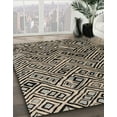 thumbnail image 3 of Ahgly Company Machine Washable Indoor Rectangle Abstract Charcoal Black Area Rugs, 6' x 9', 3 of 7