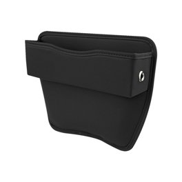2 Pièces Organisateur Siège Voiture Cuir PU - Rangement Latéral Poches Siège Auto