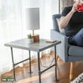 thumbnail image 3 of Restore Riverstone Grey Solid Wood End Tabletop, 3 of 9