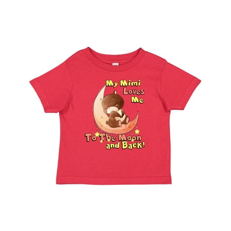 

Inktastic My Mimi Loves Me to the Moon and Back Gift Toddler Boy or Toddler Girl T-Shirt