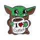 thumbnail image 1 of Broche de Metal de la película Star Wars, Yoda, bebida de bebé, estilo café, bonito botón, insignia, mochila, ropa, Pin de solapa, accesorios creativos, 1 of 4