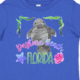 thumbnail image 4 of Inktastic Daytona Beach Florida Cute Swimming Manatee Boys or Girls Baby T-Shirt, 4 of 5