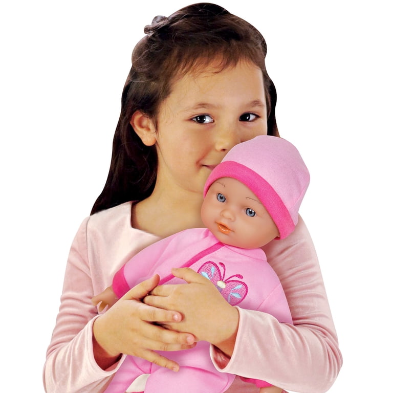 Lissi 11-Inch Talking Baby Doll, Pink Butterfly Outfit photo 4