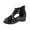 #03 Black, variant on Women Wedge Sandals Sale Clearance Open Toe Breathable Sandals Crystal Outdoor Hollow Out Zip Up Sandal Shoes Ladies Summer Sandals US Size 3-5.5