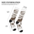 thumbnail image 5 of Bixox Woodland Forest With Deers Print Compression Socks,Compression Socks Women & Men Circulation for Medical,Running,Athletic, 5 of 7