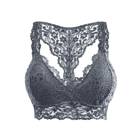

Noarlalf bras for women Sexy Underwear For Women New Plus Size Vest Crop Wire Free Bra Lingerie V Neck Lingerie S 3XL underwear women