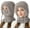1pc - Gray, variant on 3-in-1 Winter Balaclava, 3 in 1 Beanie Hat, Choosemuc Women's Outdoors Windproof Scarf Hat, Knitted Ski Scarf and Mask Set