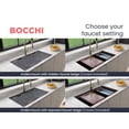 thumbnail image 7 of Bocchi 1618-504-0126HP Baveno Lux 33-3/4" Undermount Double Basin Granite Kitchen Sink -, 7 of 7