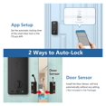 thumbnail image 3 of Smart Front Door Deadbolt Lock Fingerprint Keypad Keyless Entry  App Control with Gateway ,Keyless Entry Design, 3 of 5