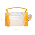 thumbnail image 3 of 1PC Hamster Cage Pet Go out Box Outdoor Carrier Portable Small Animal Cage with Adjustable Strap (Orange), 3 of 9