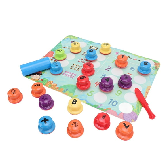 Children Clay Stamp Toy, DIY Clay Stamp Set Funny Colorful Lightweight for Kids