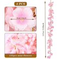 thumbnail image 3 of Juego de 4 guirnaldas de flores de cerezo artificiales de seda de 1,8 m para colgar en el hogar, 11 Afortunado Sencillez, 3 of 5