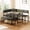 Taupe, variant on Kitchen Breakfast Nook Table Set with Soft Seat, Corner Dining Table Set for 4-6 People, Dining Room Sets for 4, Space Saving Kitchen Booth Seating with Table for Small Space, Coffee Brown