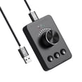 thumbnail image 1 of Control Volumen Ajuste La Perilla Multimedia Altavoz PC AUDIO ADJULO PIERNA USB COLLO 3 Modos Compatibles Con El Diente, 1 of 9