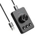 thumbnail image 2 of Controlador Volumen Audio Externo USB Compatible Con 2 Uds. para Altavoz PC, 2 of 8