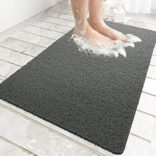 Lochas NonSlip Bath Mat Bathroom Rugs Quick Drying Drain Loofah