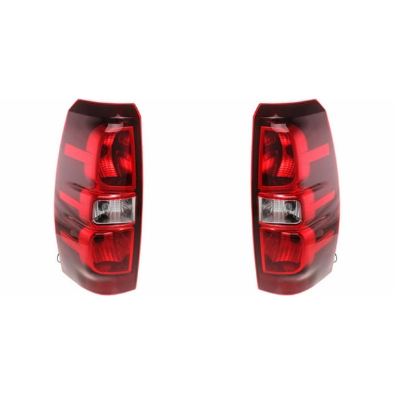For Chevy Avalanche Tail Light Assembly 2007-2013 Driver and Passenger Side Pair For GM2800222 | 22739263