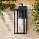 thumbnail image 2 of Lámpara de pared exterior Pia Ricco, grande, negra mate, impermeable, 2 of 8