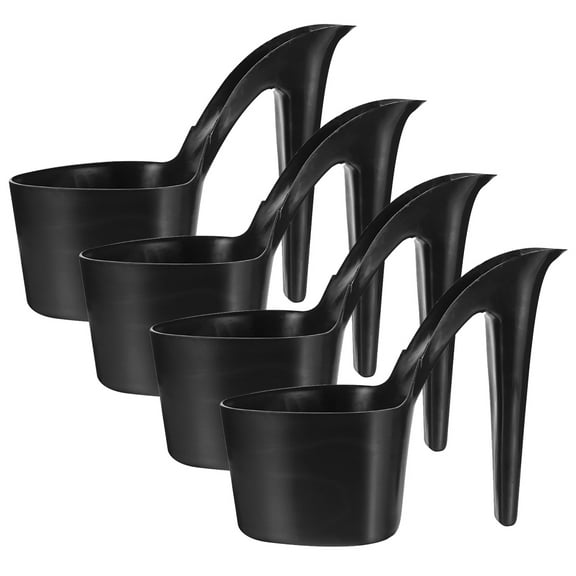 HOMEMAXS 4Pcs High Heel Shaped Planter Gardening Flower Pot Plastic Planter Decorative Planter Bonsai Flower Pot