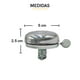thumbnail image 5 of Timbre De Campana De Acero ALTREGO para Bicicleta Ajustable Cromado, 5 of 5