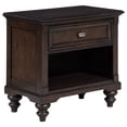 thumbnail image 5 of Coaster Devon 4-piece Queen Bedroom Set Wine Red and Dark Oak, 5 of 6