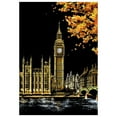 thumbnail image 2 of Loyerfyivos Scratch Art Paper Pad Adult Scratch Painting Rainbow Paper Sketch Pads Card Night View Landscape Scratchboard (A4) Scratch Cards with Scratch Art Tools Creative Art Craft (A), 2 of 9