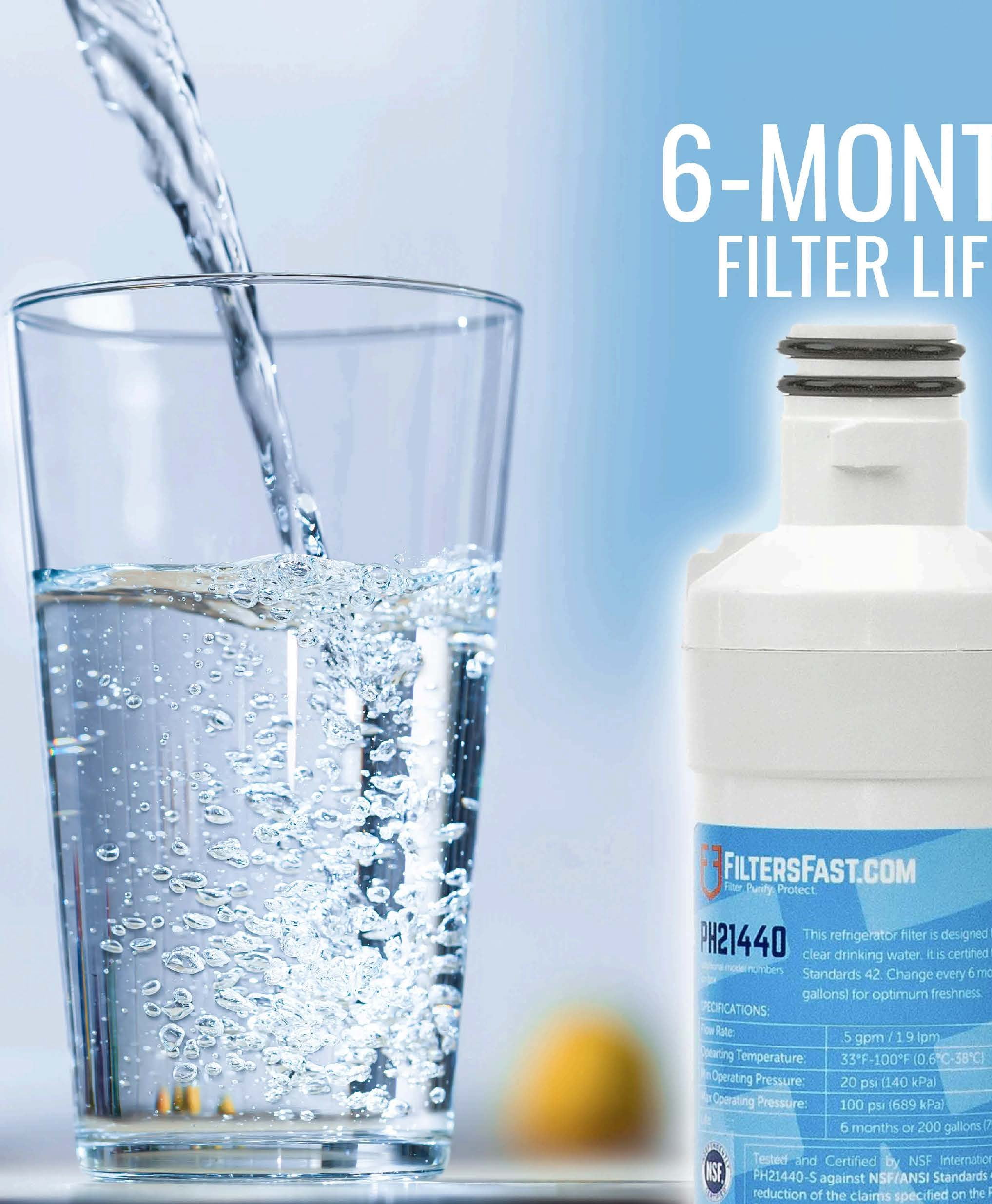 Filters Fast PH21440 Compatible Replacement for LG LT1000P Refrigerator Water Filter