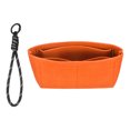thumbnail image 1 of Inserto organizador de bolso Uxcell, organizador de bolso pequeño de fieltro, mini bolsa de almacenamiento y forro interior para mochilas y bolsas de hombro, naranja, 1 of 6