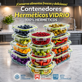 thumbnail image 4 of Set Contenedores De Vidrio Herméticos 24 Piezas Para Cocina, 4 of 9
