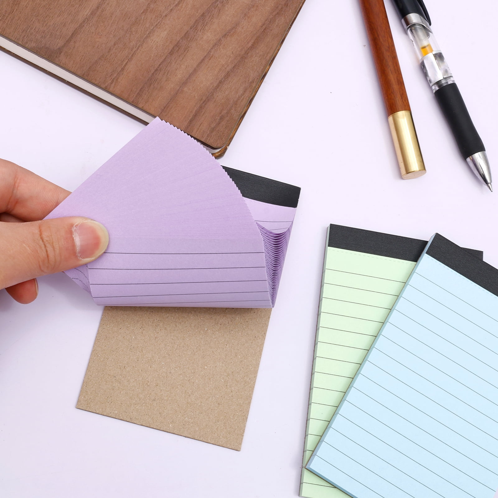 36 Pcs 3x5 Inch Note Pad 45 Sheet Per College Ruled Mini Writing Pad 80GSM Colored Paper 1620 Sheet Multicolor Cute Notepad for Present