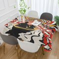 thumbnail image 2 of Yayeee Tablecloths 60" x 60" Rectangle Wrinkle Resistant Party Table Cover, Abstract Boat Ride, 2 of 8