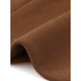 thumbnail image 5 of Elegant Winter Coats for Women's Casual Button Outwear Pea Overcoat XL Brown, 5 of 6
