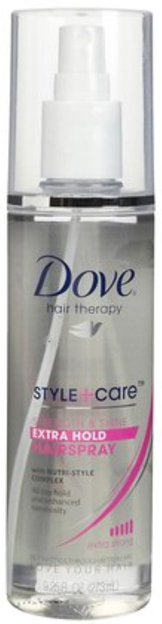 Dove STYLE+care Non-Aerosol Hairspray, Strength & Shine, Extra Hold  oz  (Pack of 6) 