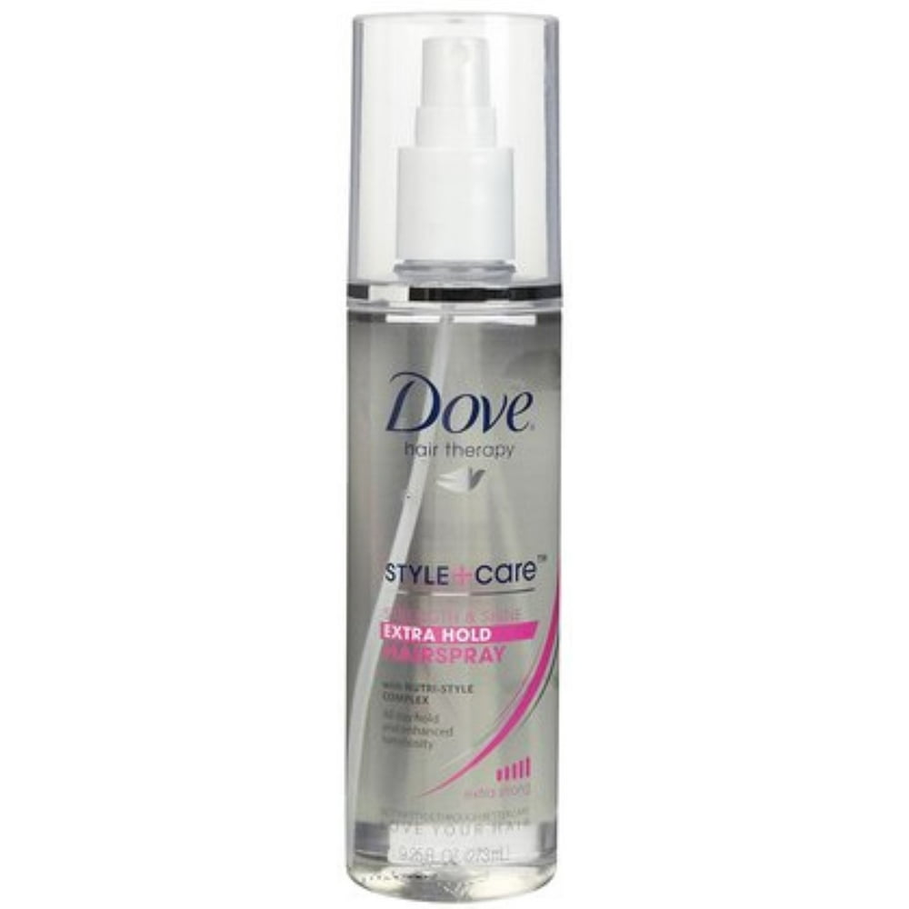 Dove STYLE+care Non-Aerosol Hairspray, Strength &amp; Shine, Extra Hold 9.